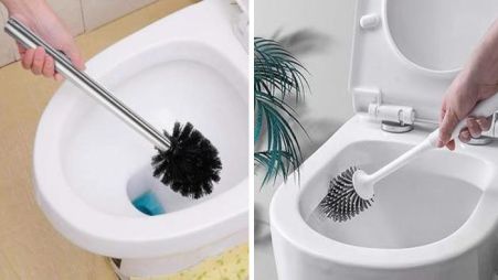 Image 1 Which toilet brush is better, silicone or regular?